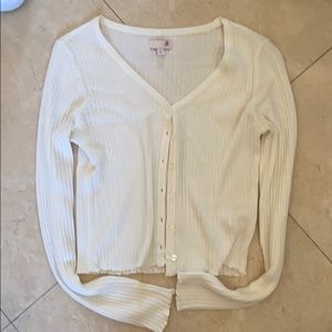 White/ cream cardigan